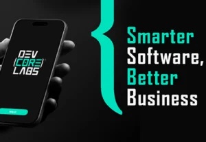 Marketing promo image for DevCoreLabs®-365 ERP for WordPress featuring the tagline ‘Smart Software, Better Business’. Created by DevCoreLabs® – a SaaS and SaaP development team, and sister brand of My Digital Solutions – The Global Tech Hub®, both part of The MDS Group Global Ltd, based in MediaCityUK, Salford, Greater Manchester, UK. The promotional design highlights the platform’s focus on intelligent software solutions that streamline client management, invoicing, automation, and analytics to help small and medium businesses grow efficiently.